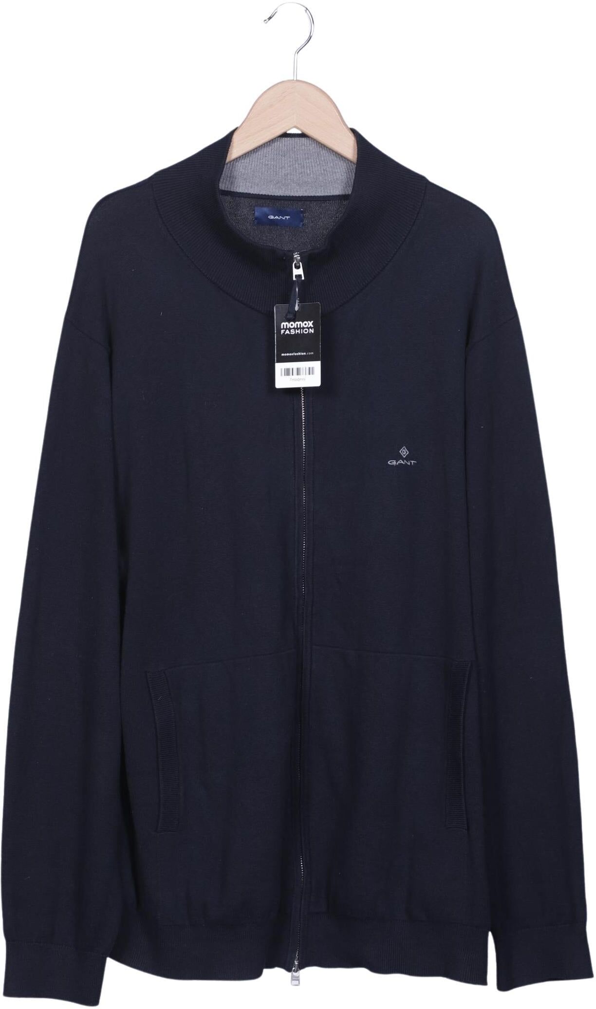 Gant Herren Strickjacke, Marineblau, Gr. 3Xl, Baumwolle - Second Hand