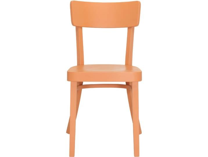 Moderner Stuhl Salma Buche massiv Massivholz rot - Stuhl