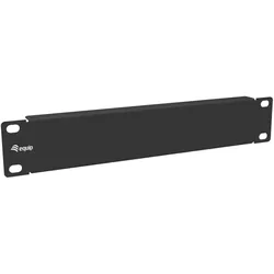 Equip 10" Blindplatte, 1HE, Schwarz