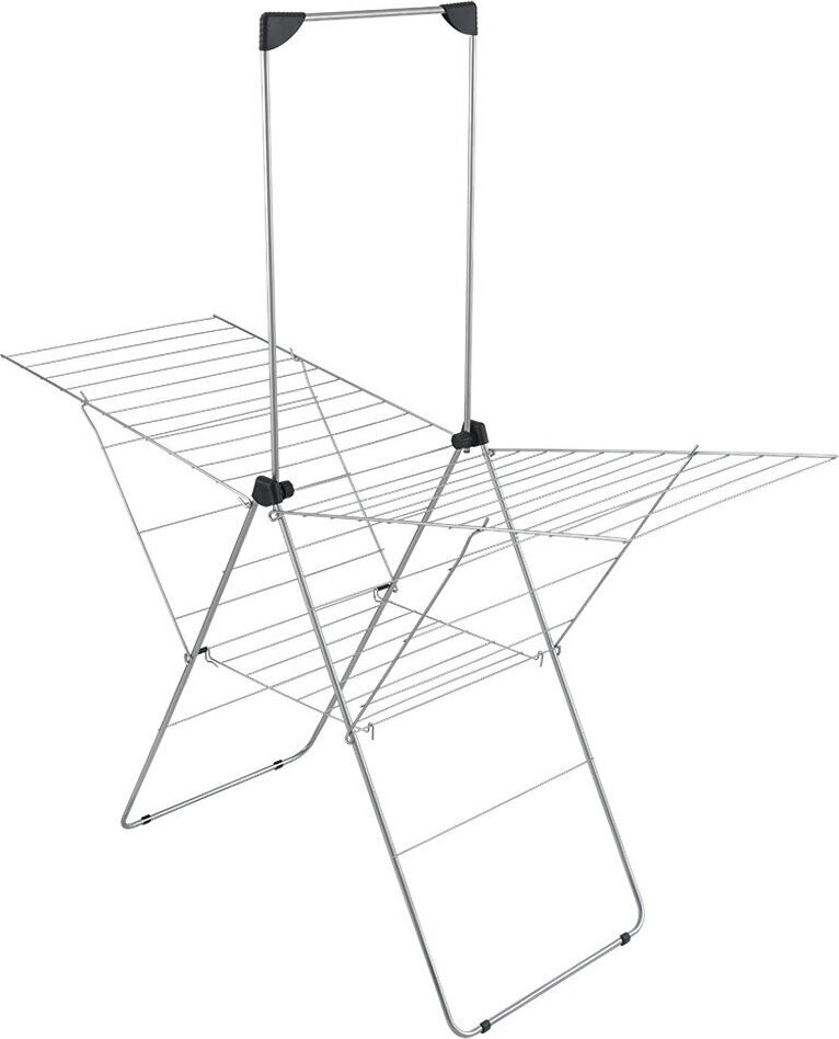 Metaltex Monsoon droogrek met 30 meter drooglengte, zilver