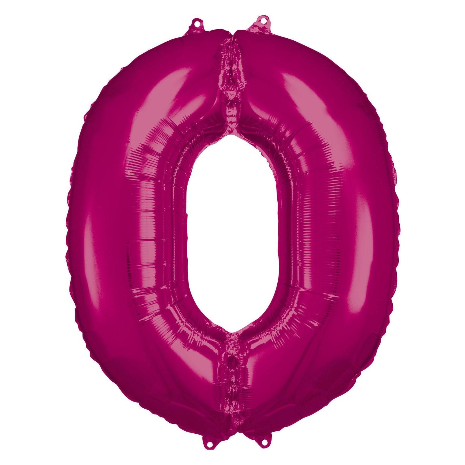 Amscan Folienballon Zahl 0 (1x) (9907275)