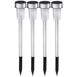 Grundig  Solarleuchten Edelstahl 4er-Set