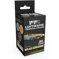 AK Real Colors WWII Luftwaffe Tropical Colors SET