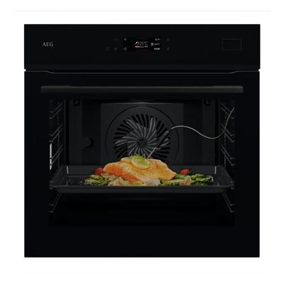 AEG 5000 SurroundCook® / Einbaubackofen / Pyrolytische Selbstreinigung / Schwarz NBU5P40SK