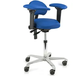 Score medical ergonomischer Praxishocker mit Rollen und Lehne