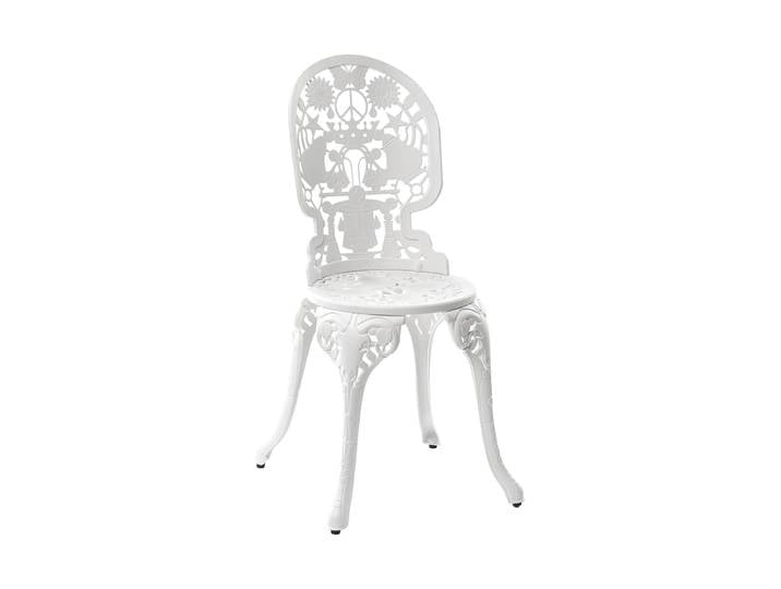 Design Outdoor Stuhl „Industry“ Weiss Seletti