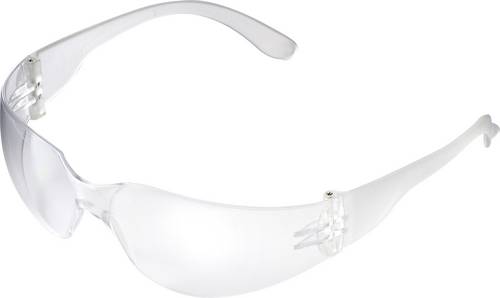 TOOLCRAFT TO-5291646 Besucherbrille Transparent, Klar EN 166 DIN 166