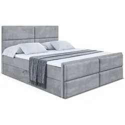 BOXBETT AURA-Z - 180 x 200 - H3 - Grau