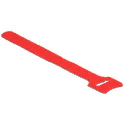 DELOCK Kabelbinder Klettverschluss 150mm 10Stk rot