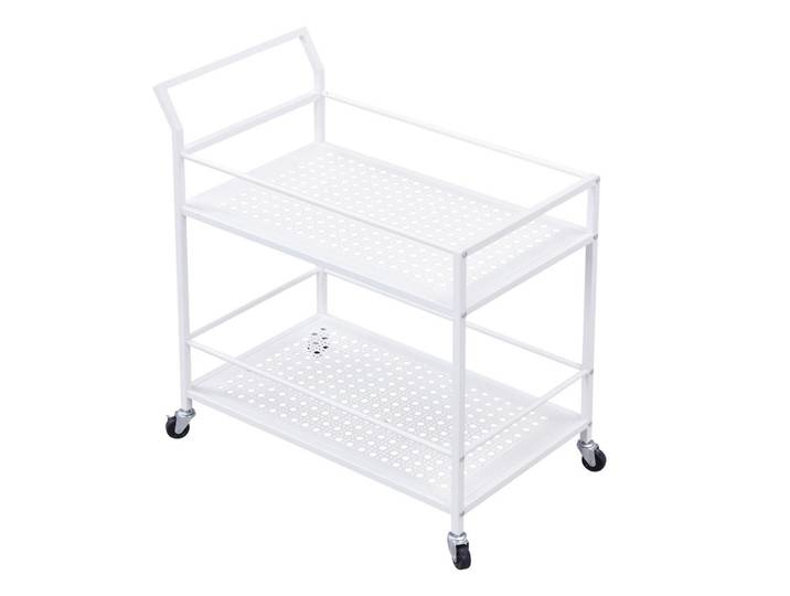 Mid.you Servierwagen, Weiss, Metall, rechteckig, 45x83x79 cm, offenes Fach, einfacher Aufbau, Stauraum, Esszimmer, Barmöbel, Barwagen