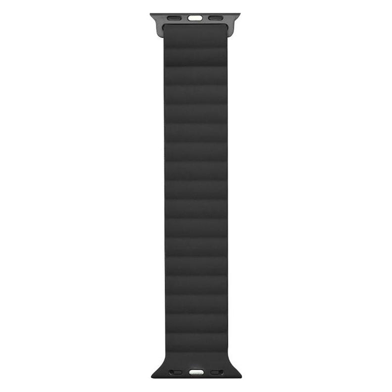 Devia Deluxe Sport 3 schwarz / Armband für Apple Watch / 40/41/42 mm / Silikon / magnetisch (Silikon) (6938595364761)