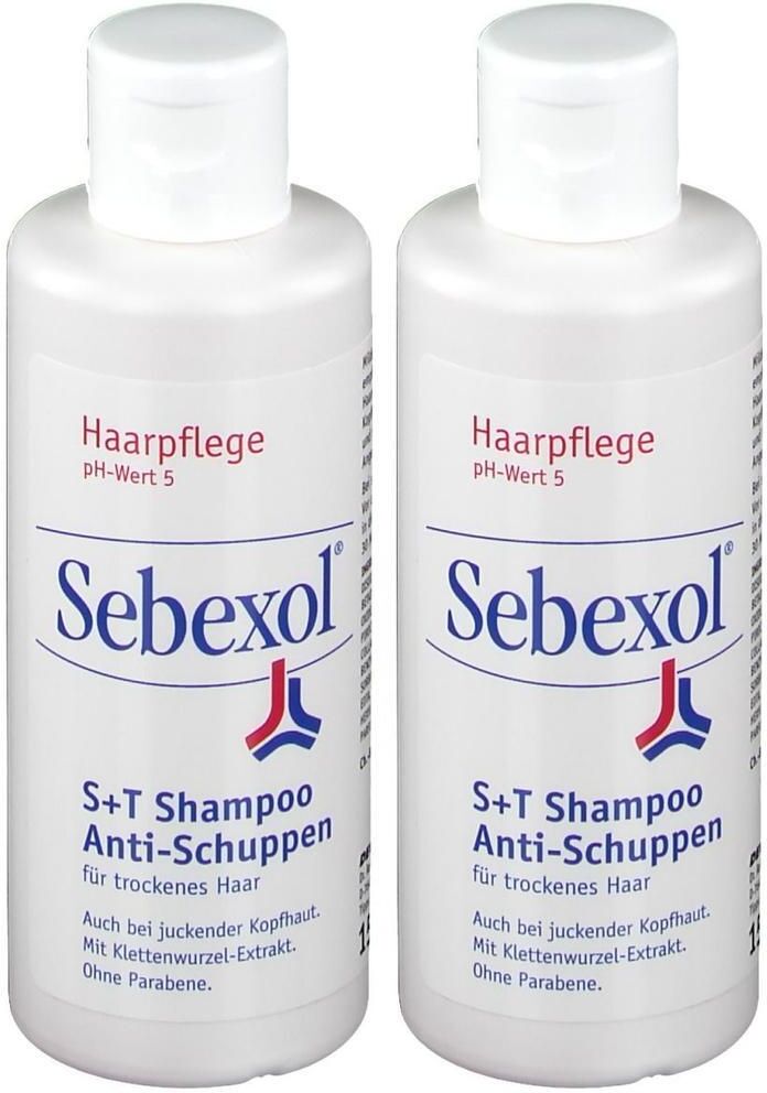Sebexol S+T Antischuppenshampoo 2x 2x150 ml Shampoo