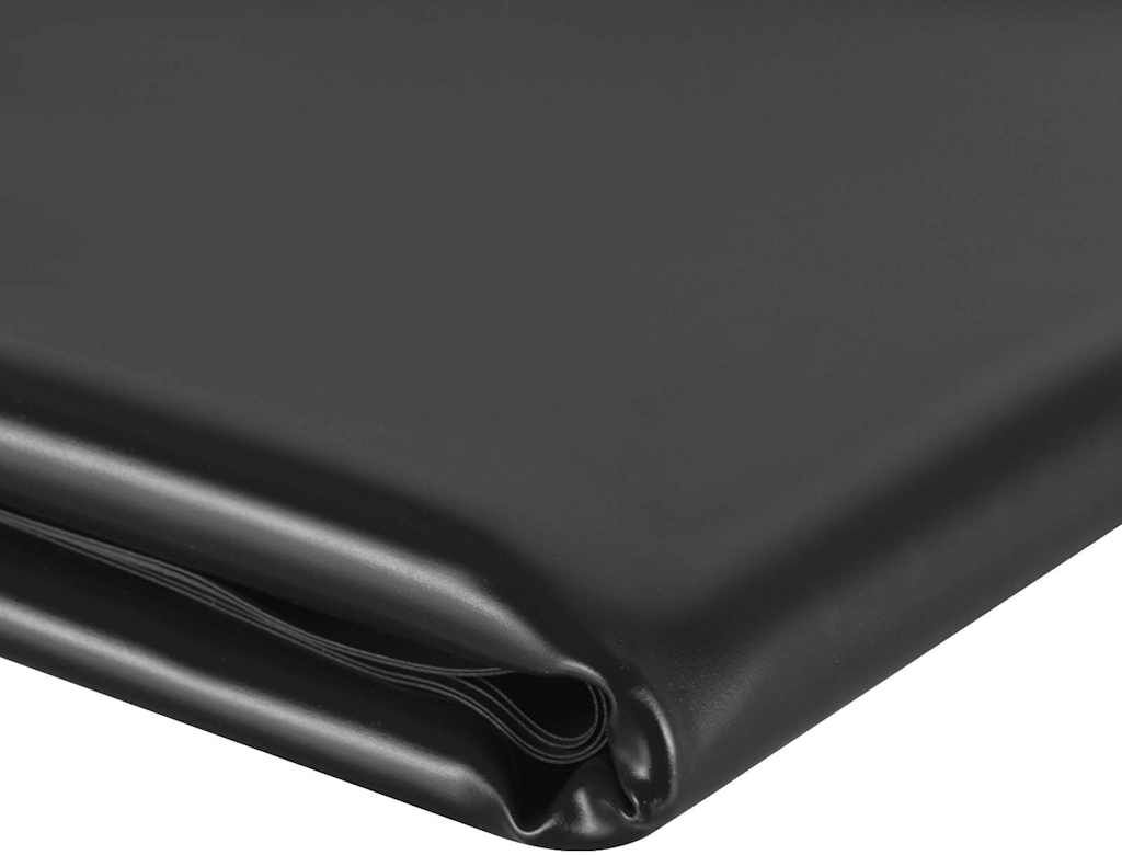 vidaXL Doublure d'étang Noir 1x8 m PVC 0,5 mm