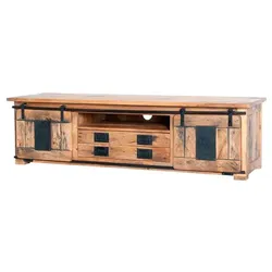 G+K TV-Lowboard Ruston Holz Braun Antik