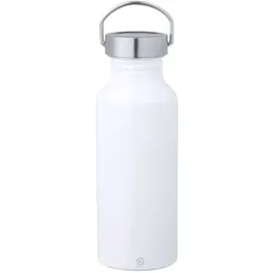 2x Weiße Aluminiumflasche 650 ml
