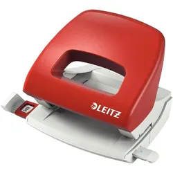 LEITZ Locher NeXXt rot, Stanzleistung: 16 Blatt, mit Anschlagschiene