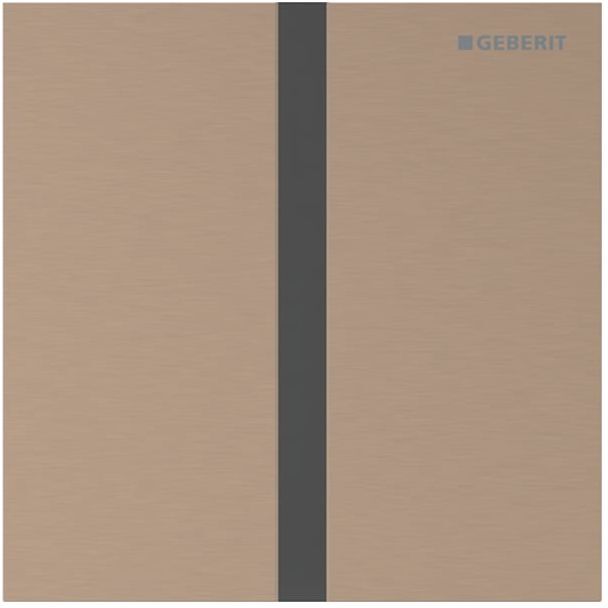 Geberit Typ 40 Abdeckplatte 246121QB1 für Urinalsteuerung IR, Square, rotgold gebürstet