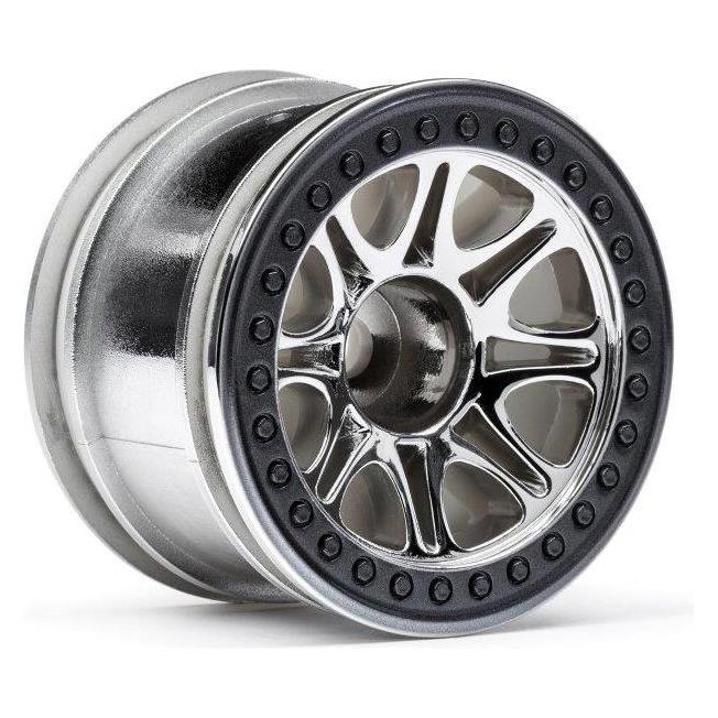 HPI SPLIT 8 TRUCK WHEEL (CHROME/2PCS) (113336)