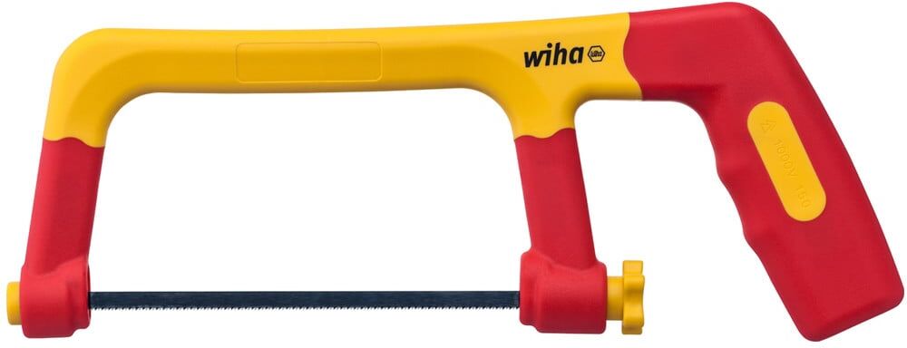 Wiha Bügelsäge electric isoliert mit drei Sägeblättern 150 mm (43125)
