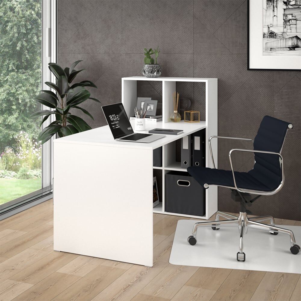 Vicco Bureau blanc 72x107.8cm Blanc 72x108x144cm