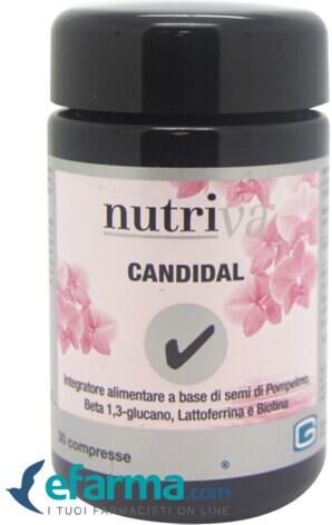 Nutriva Candidal Integratore Candida 30 Compresse