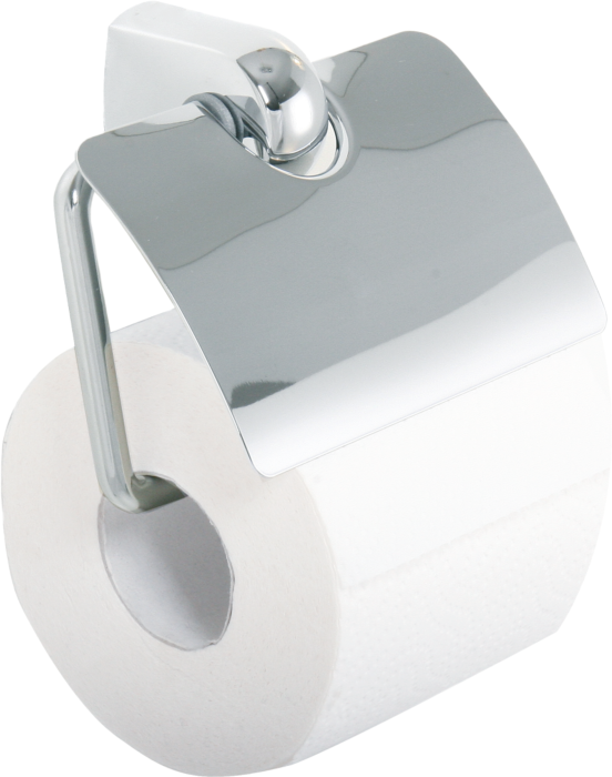 Bravat Metasoft  WC-Papierhalter 817910 mit Deckel, chrom