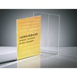 Sigel TA220 Tischaufsteller T-Form Verwendung für Papierformat: DIN A4 Glasklar 1 St.