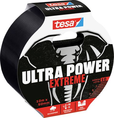Tesa ULTRA POWER EXTREME 56622-00000-00 Reparaturband Schwarz (L x B) 10m x 50mm 1St.