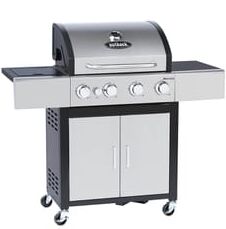Outback Mercury 4 Burner Gas BBQ – Stainless Steel