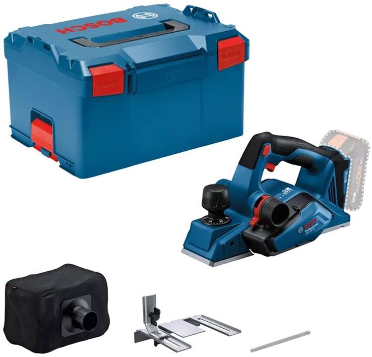 BOSCH Rabot 18V 82 mm solo L-Boxx GHO 18V-26 - 06015B5000