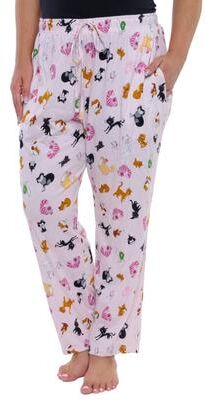 Plus Size Women's Disney Cats Pajama Pants Loungewear Sleepwear Pink by Disney in Pink (Size 5X)