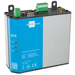INSYS icom SCR-L300, LTE-Mobilfunk-Router, EMEA-Frequenzen, VPN 2x Ethernet 10/100BT, 1x RS232, 2x DI, 2x DO (10020729)