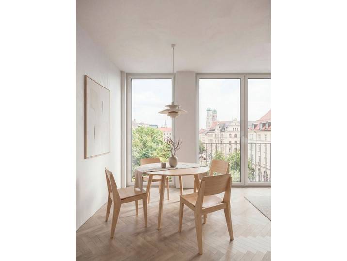 Cinas Esszimmer-Set Elvo, (5-St), Designmöbel, Qualitätsmöbel, Dänisches Design, Holzmöbel