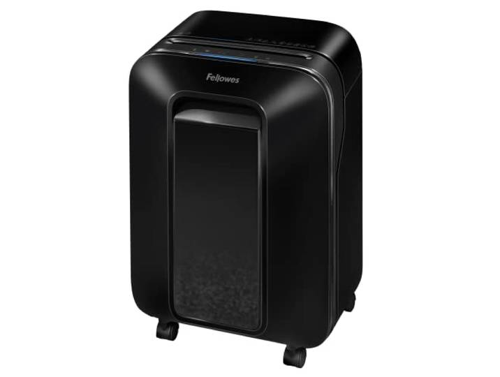 Fellowes Papierversnipperaar 12 vel (P4), papiervernietiger voor kantoor, thuiskantoor, Powershred LX200, papiervernietiger met 22 liter opvangbak, 100% Jam Proof, Safesense, zwart