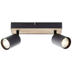Brilliant Jello Wood G93069/76 LED-Deckenstrahler LED GU10 4.5 W Holz, Schwarz