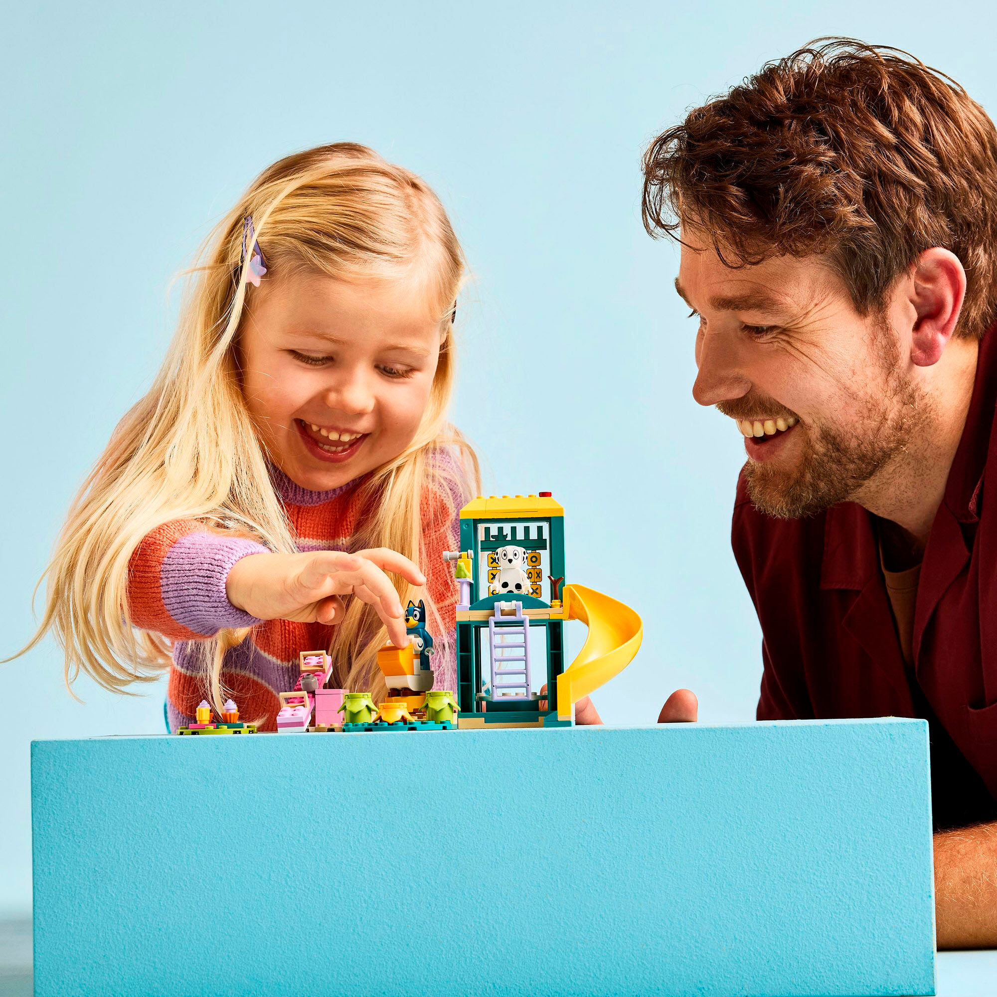 Konstruktionsspielsteine LEGO "Bluey und Chloe auf dem Spielplatz (11201), LEGO Bluey", bunt, Spielbausteine, Kinder, Kunststoff, Konstruktionsspielsteine, Made in Europe