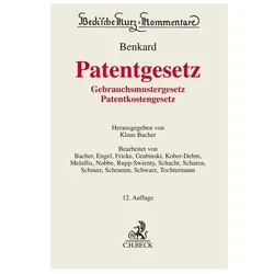 Patentgesetz, Fachbücher von Georg Benkard, Klaus Bacher