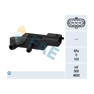 FAE Sensor, Abgasdruck 16107 für Volvo