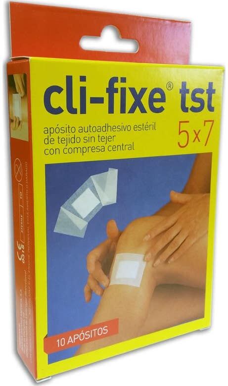 Clifixe Apósito Adhesivo Absorbente 5 X7 cm 10 uds
