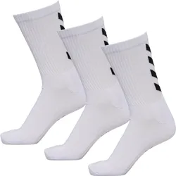 HUMMEL FUNDAMENTAL 3-PACK SOCK | Socken white 12