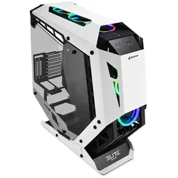 Sharkoon ELITE SHARK CA700 Tower (ATX, mATX, Mini-ITX), PC Gehäuse, Weiss, Schwarz
