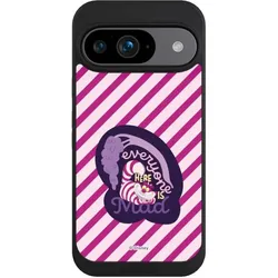 Nivocase Handyhülle für Google Pixel 9 Hülle NIVOpure Case Schwarz Alice im Wunderland Disney Grinsekatze (Google Pixel 9), Smartphone Hülle, Schwarz