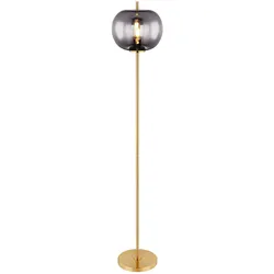Globo 15345SMM Blacky I Stehleuchte Metall Messingfarben, 1X E27