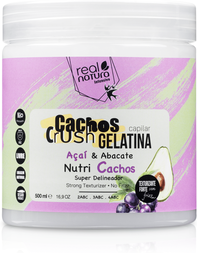 Real Natura Cachos Crush Gelatina Açai & Abacate 500 ml