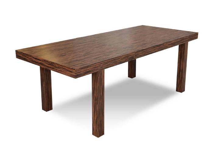 JVmoebel Esstisch Ausziehbarer Holztisch SF25B mit hochwertiger Verarbeitung (1-St., Esstisch SF25B Heban Material : Holz), Made in Europa