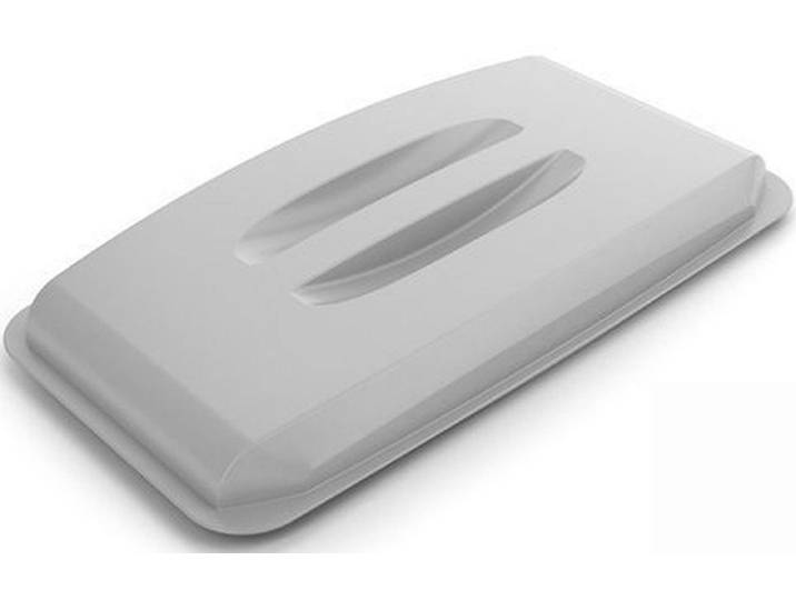 DURABLE Papierkorb Deckel für Abfallbehälter Durabin Eco 60L grau (6 Stück)