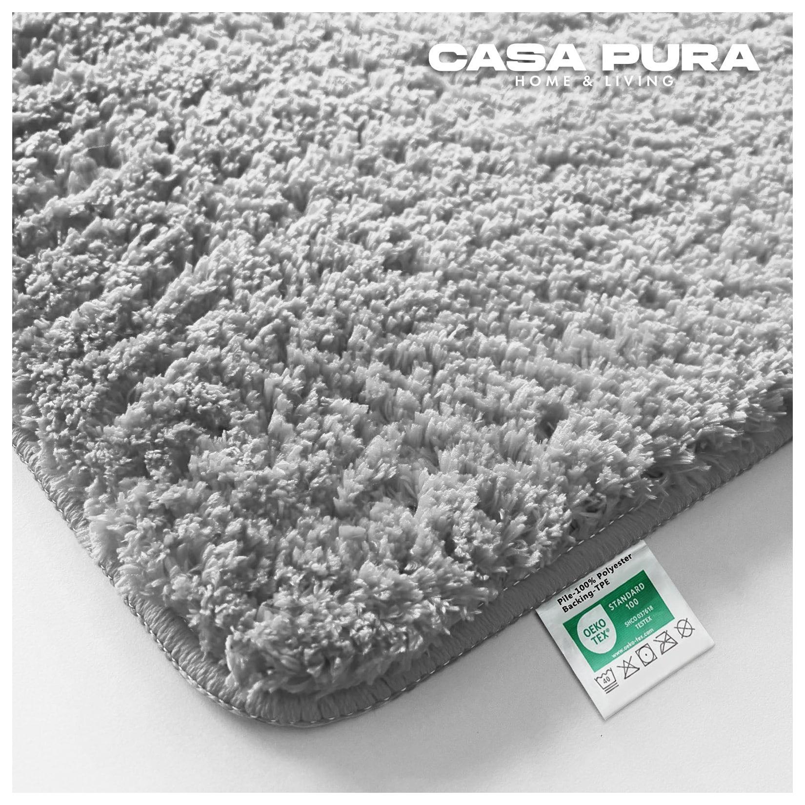 Casa Pura Badematten Sky Uni Silver Grey