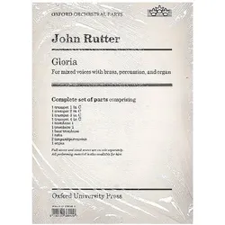 Gloria for mixed chorus, brass, percussion and organ, orchestral parts, Fachbücher von John Rutter