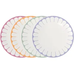 SPEISETELLER-SET Fleur Couleur bunt ø 26,6 cm 4-tlg.