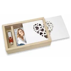 Fotobox Holz Love, für 10x15cm